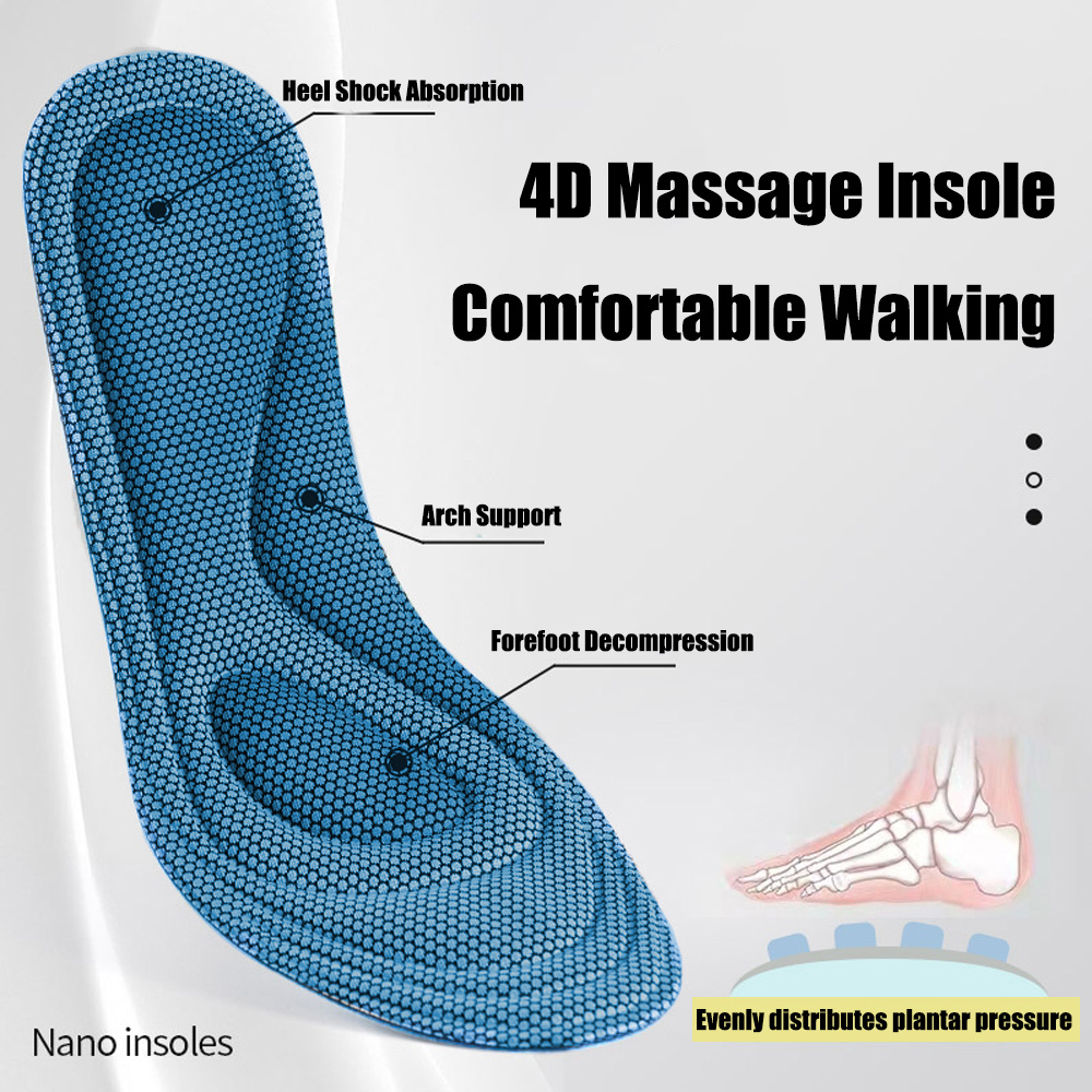 Gambar produk YuanXiang Insole Sepatu Alas Kaki Orthopedic 4D Memory Foam 39-40 - XD-33