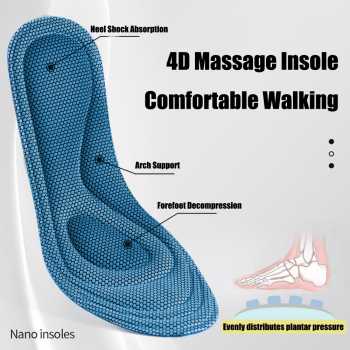 Gambar produk YuanXiang Insole Sepatu Alas Kaki Orthopedic 4D Memory Foam 39-40 - XD-33