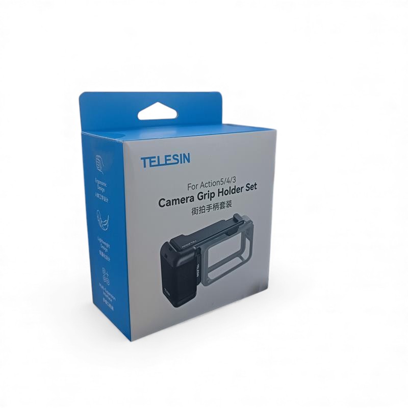 TELESIN Handle Frame Grip for DJI Action 3/4/5 Pro and DJI Metal Cage - S6-FMS-24-TDJ Gambar produk TELESIN Handle Frame Grip for DJI Action 3/4/5 Pro and DJI Metal Cage - S6-FMS-24-TDJ