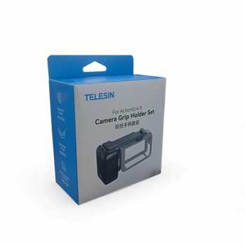 Gambar produk TELESIN Handle Frame Grip for DJI Action 3/4/5 Pro and DJI Metal Cage - S6-FMS-24-TDJ