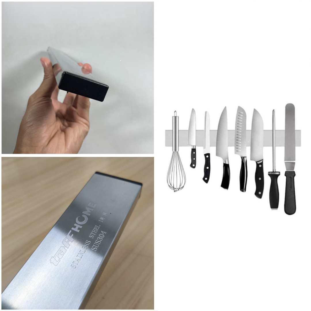 TaffHOME Gantungan Pisau Magnet Adhesive Knife Holder Waterproof 40cm - DS1384 Gambar produk TaffHOME Gantungan Pisau Magnet Adhesive Knife Holder Waterproof 40cm - DS1384