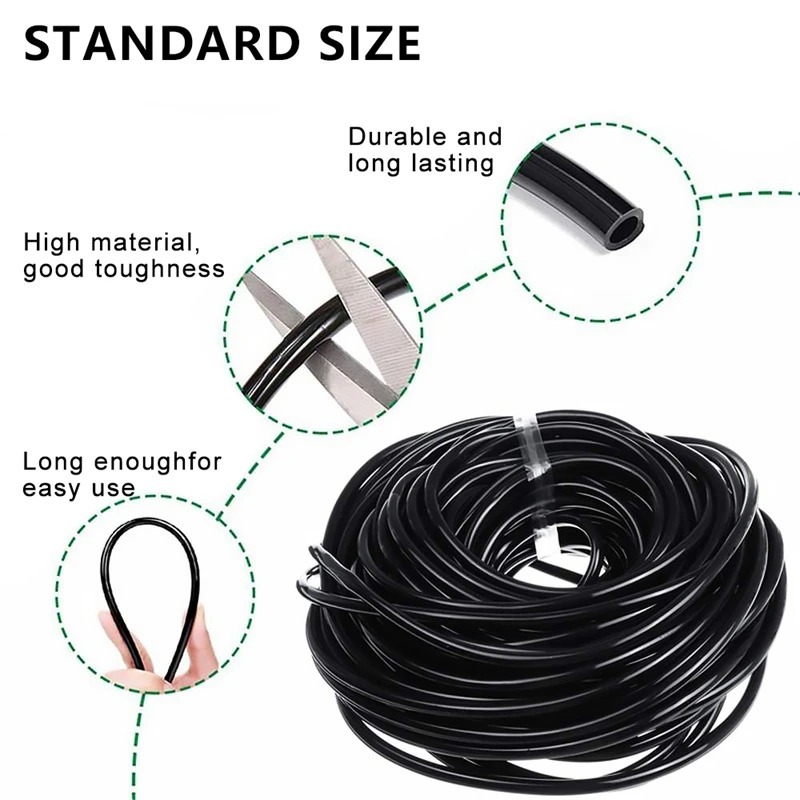 MUCIAKIE Selang Irigasi Dripper Hidroponik PE Hose 5/8mm 20M - MC-58 Gambar produk MUCIAKIE Selang Irigasi Dripper Hidroponik PE Hose 5/8mm 20M - MC-58