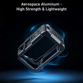 Gambar produk TELESIN Case Pelindung Kamera Aksi DJI Osmo Action 6 Protective Frame - S6-FMS-35-TDJ