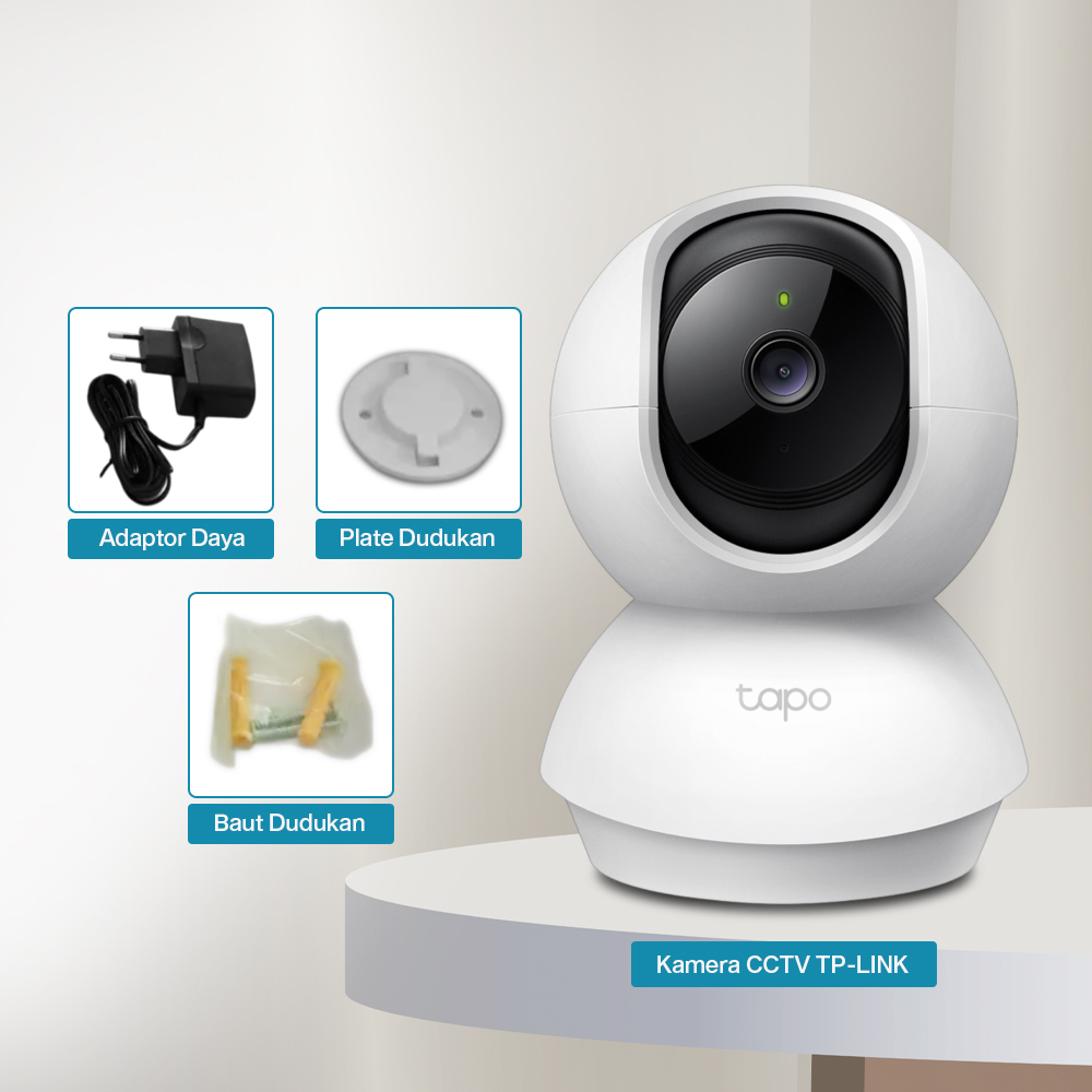 Gambar produk TP-LINK IP Camera CCTV 1080P Night Vision Pan Tilt - Tapo C200