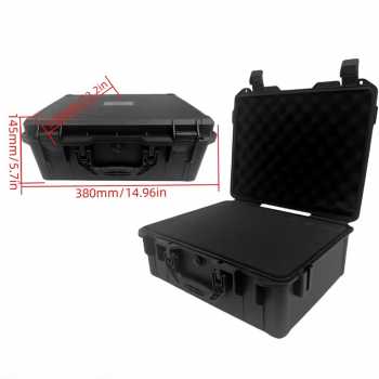 Gambar produk HAMLIN Kotak Perkakas Penyimpanan Barang Toolbox Hard Case Waterproof 380x310x145mm - DT-57