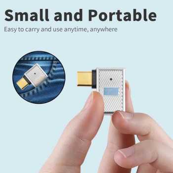 Gambar produk Rebre OTG USB 3.1 to Type C Adapter Converter Elbow Shape 10Gbps 120W - RB13