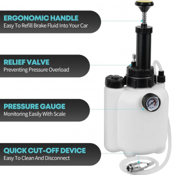 Gambar produk CHIGE Alat Pengganti Minyak Rem Mobil Vacuum Brake Fluid Pump 1 Set 3L - CH56