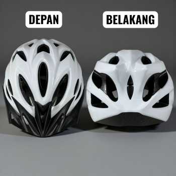 Gambar produk TaffSPORT Helm Sepeda Bicycle Road Bike Helmet EPS PVC 18 Air Vent - WX022