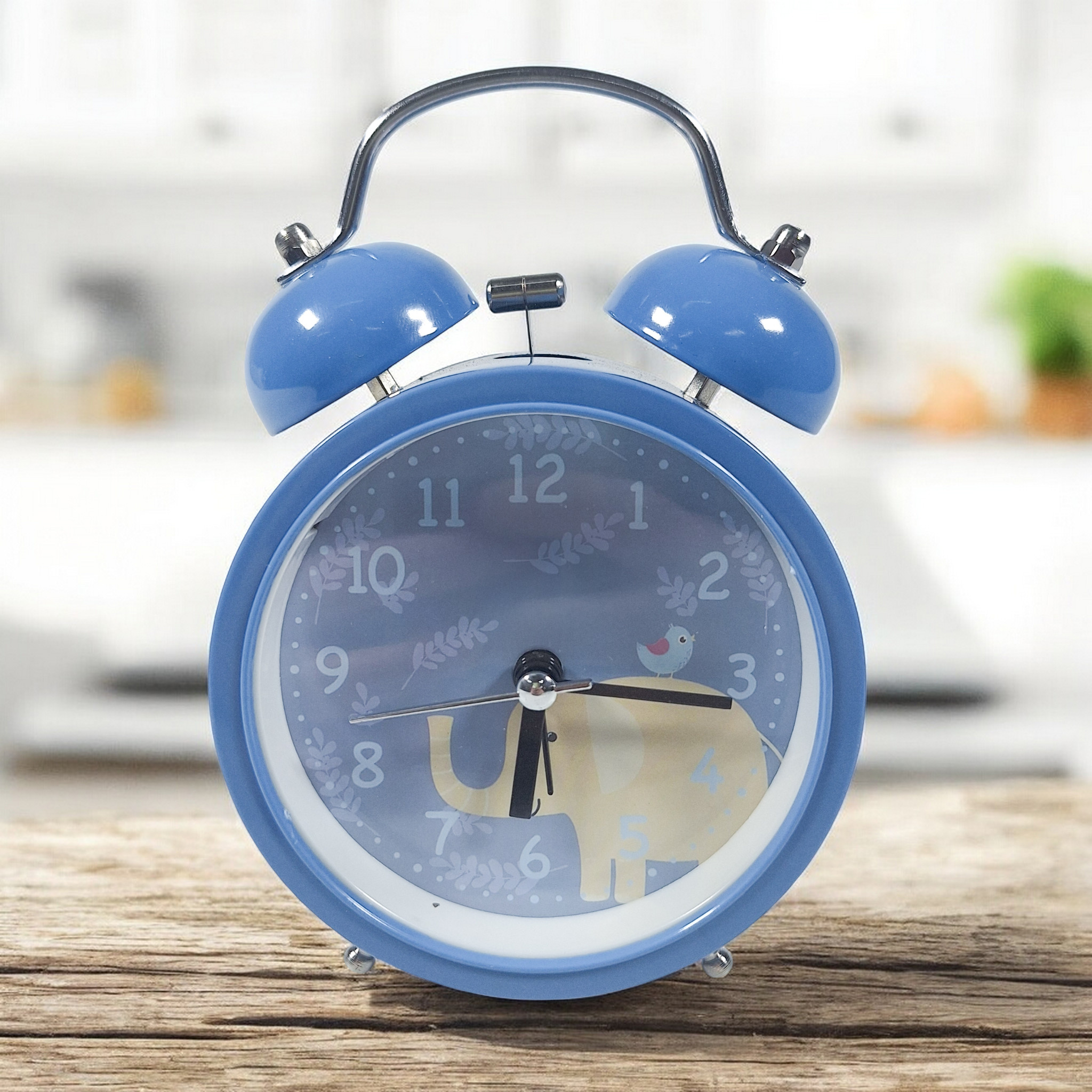 HUARI Jam Weker Alarm Analog Clock Night Light Easy View - M04 Gambar produk HUARI Jam Weker Alarm Analog Clock Night Light Easy View - M04