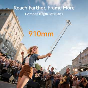 Gambar produk TELESIN Tripod HP Tongsis Monopod Bluetooth Remote Adjustable 1.3M - P1-TSS-001