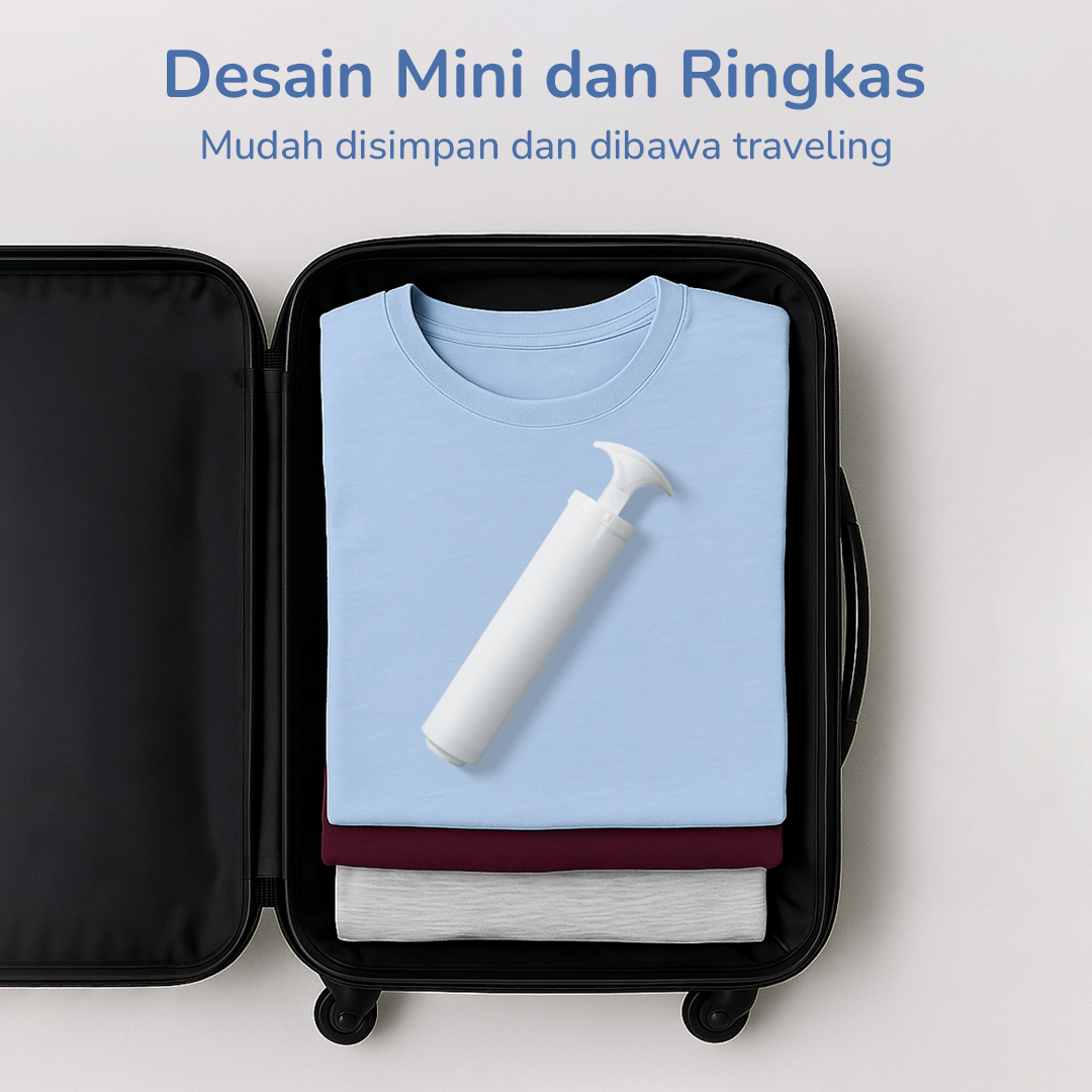 Joybos Pompa Vakum Baju Manual Travel Vacuum Bag Hand Pump - JB70 Gambar produk Joybos Pompa Vakum Baju Manual Travel Vacuum Bag Hand Pump - JB70