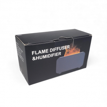 Gambar produk CREARO Air Humidifier Mini Ultrasonic RGB Diffuser Flame Light 120ml - A6