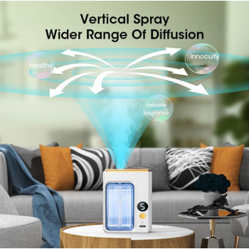 Gambar produk ERRIPE Diffuser Automatic Essential Oil Aromatherapy 5 Speed 50ml With Oil - EP56