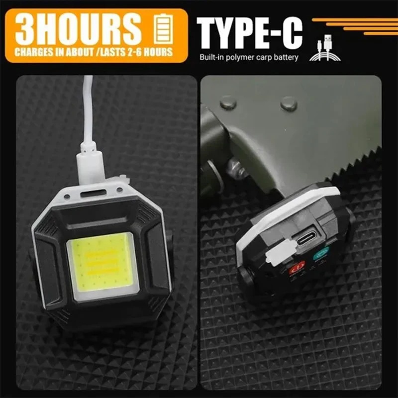 SeaSoar Lampu Outdoor Magnetic Work Light LED COB 850mAh IPX4 - SS-50 Gambar produk SeaSoar Lampu Outdoor Magnetic Work Light LED COB 850mAh IPX4 - SS-50