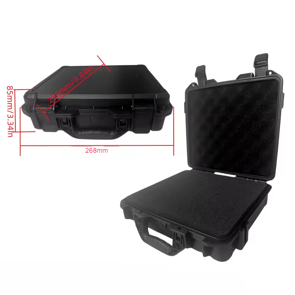 Gambar produk HAMLIN Kotak Perkakas Penyimpanan Barang Toolbox Hard Case Waterproof 268x250x85mm - DT-57