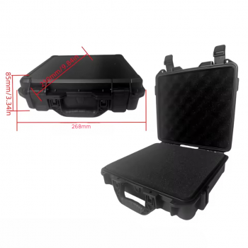 Gambar produk HAMLIN Kotak Perkakas Penyimpanan Barang Toolbox Hard Case Waterproof 268x250x85mm - DT-57