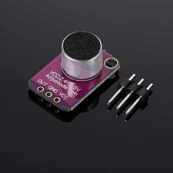 Gambar produk AITEXM Electret Microphone Amplifier Module Manual Adjustable Gain - GY-MAX4466