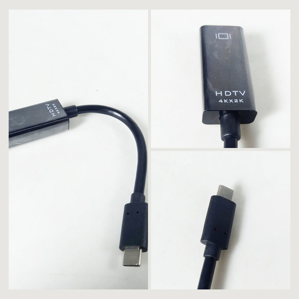 Gambar produk CHAOH Kabel Konverter USB Type C to HDMI 4K 17cm - MM142
