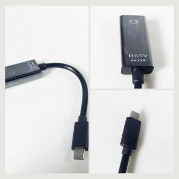 Gambar produk CHAOH Kabel Konverter USB Type C to HDMI 4K 17cm - MM142
