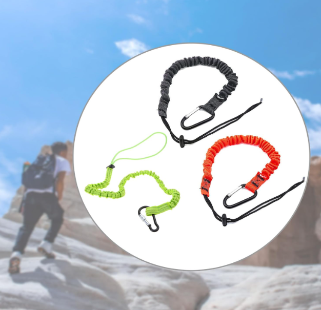 WOMA Tali Pengaman Anti Jatuh Safety Rope Telescopic Carabiner Hook - WM01 Gambar produk WOMA Tali Pengaman Anti Jatuh Safety Rope Telescopic Carabiner Hook - WM01