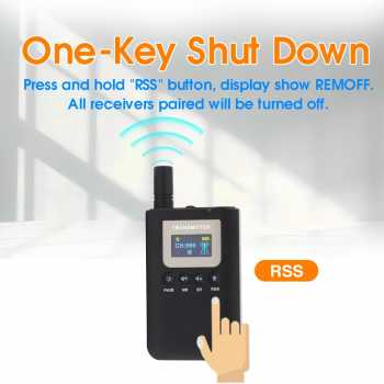 Gambar produk Yuxuan Audio Tour Guide Wireless Transmitter 2.4G 999 Channel Mic - 7510T