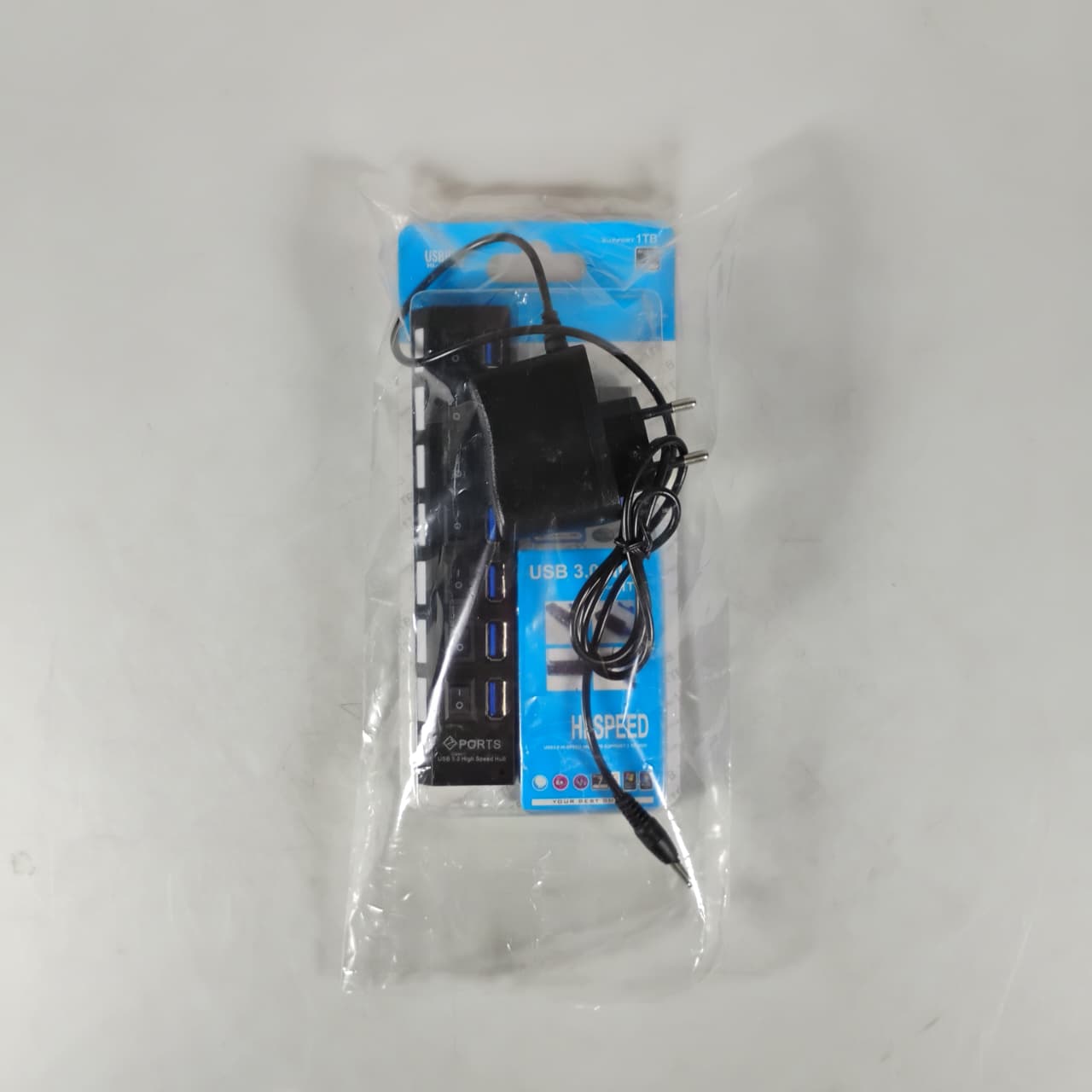 Gambar produk YUANRURU USB Type A Hub 7 Port USB 3.0 High Speed Extender - Y445