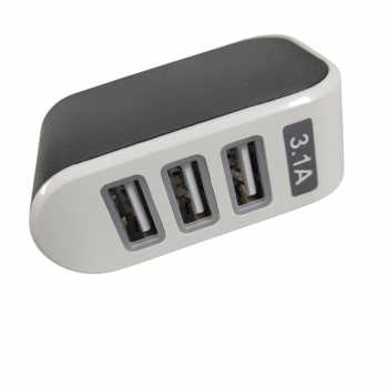 Gambar produk Adaptor Travel Charger USB 3 Port 5V 3.1A - EKA