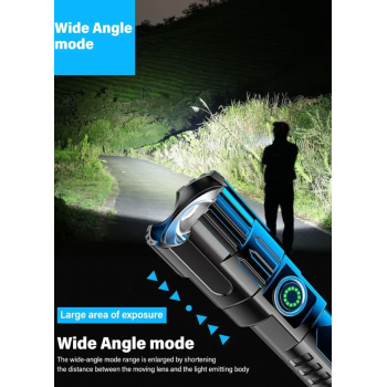 Gambar produk RLTEC Lampu Senter LED Rechargeable Flashlight 500 Lumens P50 1200mAh - 908