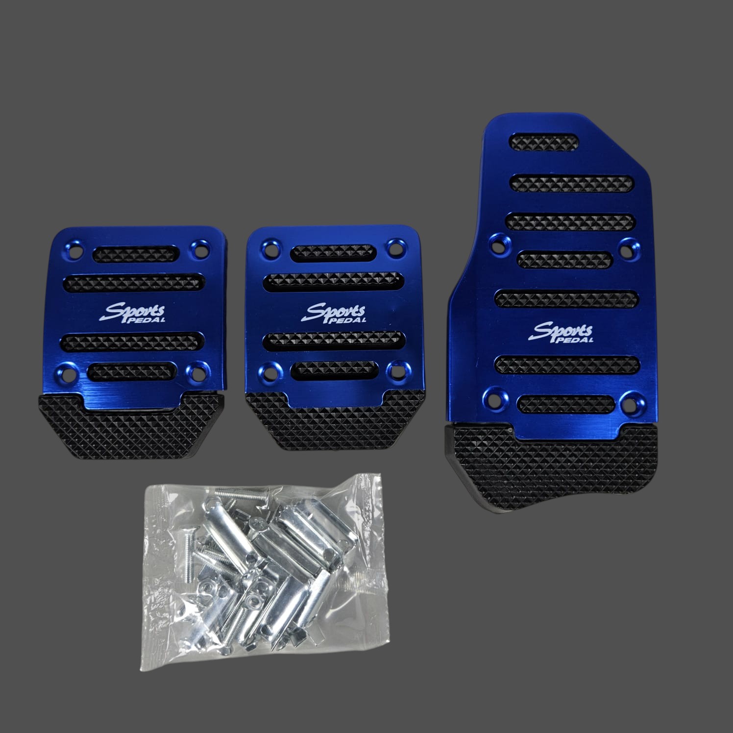 OTOHEROES Cover Aluminium Pedal Gas Rem Kopling Mobil - XB-373 Gambar produk OTOHEROES Cover Aluminium Pedal Gas Rem Kopling Mobil - XB-373