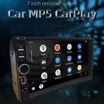 ESGO Head Unit Tape Mobil 2DIN Wireless CarPlay Android Auto 7 Inch - F7018C