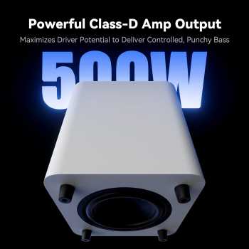 Gambar produk Fosi Audio Active Speaker Subwoofer HiFi 10 Inch Driver Smart DSP 500W - SW10