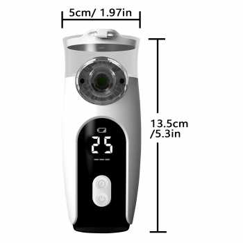 Gambar produk LASMA Alat Terapi Pernapasan Mesh Nebulizer Portable Inhaler Rechargeable - HH-W610