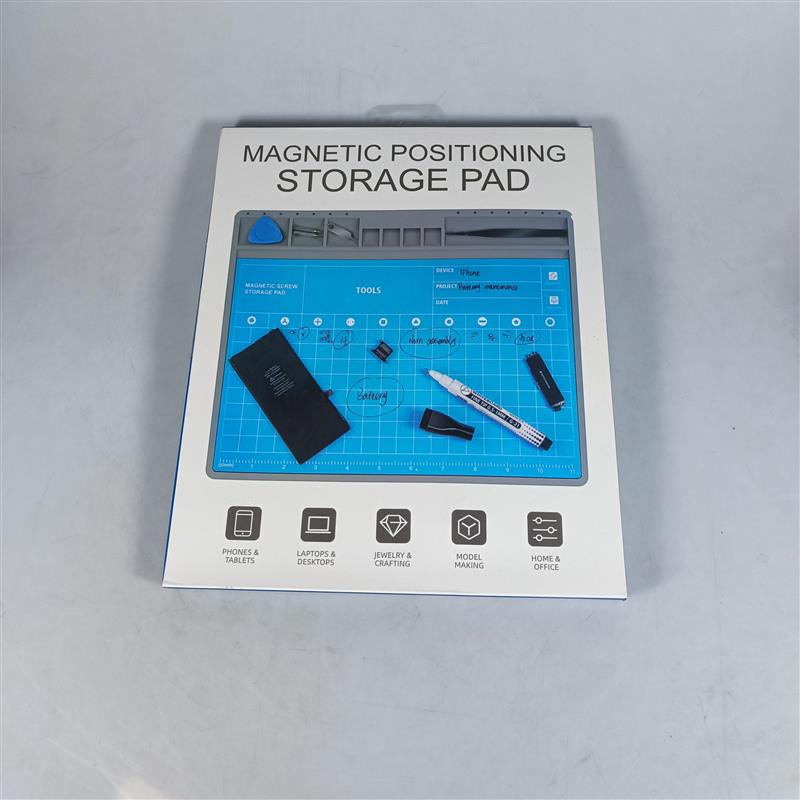 JCD Alas Matras Solder Heat Insulation Mat Magnetic 300x250mm - TE-712 Gambar produk JCD Alas Matras Solder Heat Insulation Mat Magnetic 300x250mm - TE-712