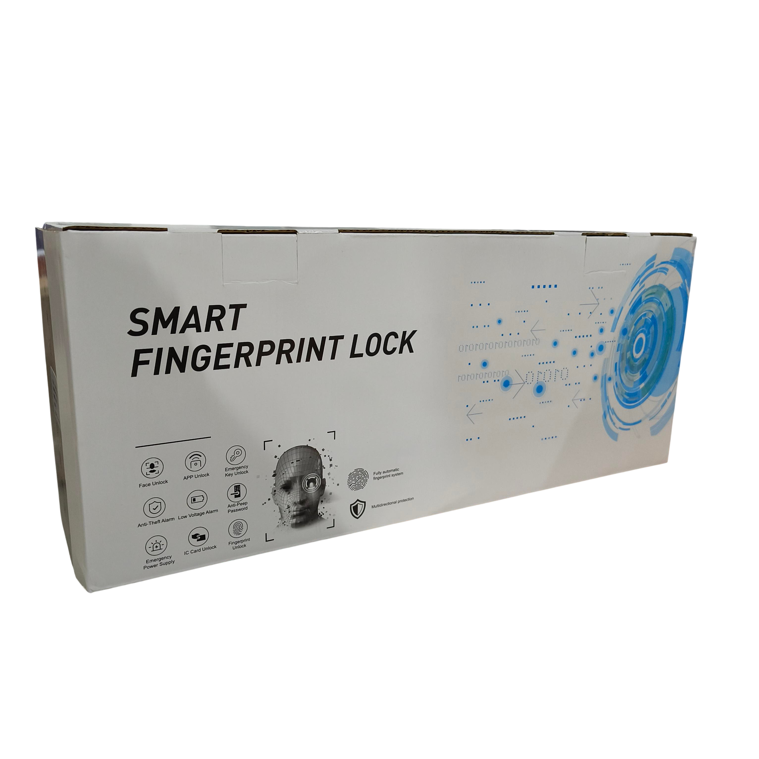 ALOY-X Smart Door Lock Tuya App Fingerprint Password Digital Display - A4 Gambar produk ALOY-X Smart Door Lock Tuya App Fingerprint Password Digital Display - A4