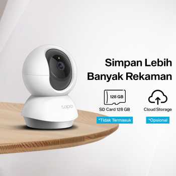 Gambar produk TP-LINK IP Camera CCTV 1080P Night Vision Pan Tilt - Tapo C200