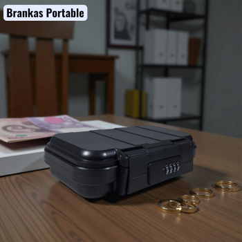 PIXARO Kotak Brankas Portable Lock Box 4 Digit Password Waterproof - G13