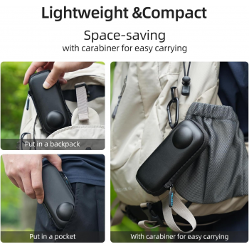 Gambar produk TELESIN Tas Kamera Aksi Portable Carrying Case for Insta360 X4/X5 - S6-PRC-19-TIS