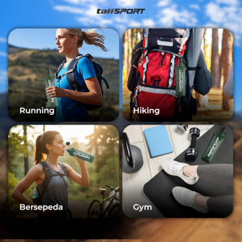 Gambar produk TaffSPORT Botol Minum Lipat Soft Flask Running Water Bottle 500ml - TF-50