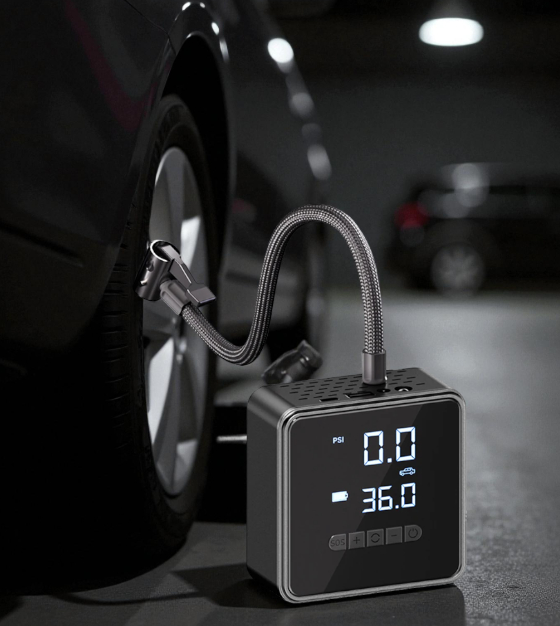 Gambar produk KESHI Pompa Angin Ban Mobil Elektrik Tire Inflator Air Pump Wireless - KE2