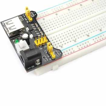 Gambar produk AOKIN Power Supply Module Breadboard Dual Channel 3.3/5V - MB102