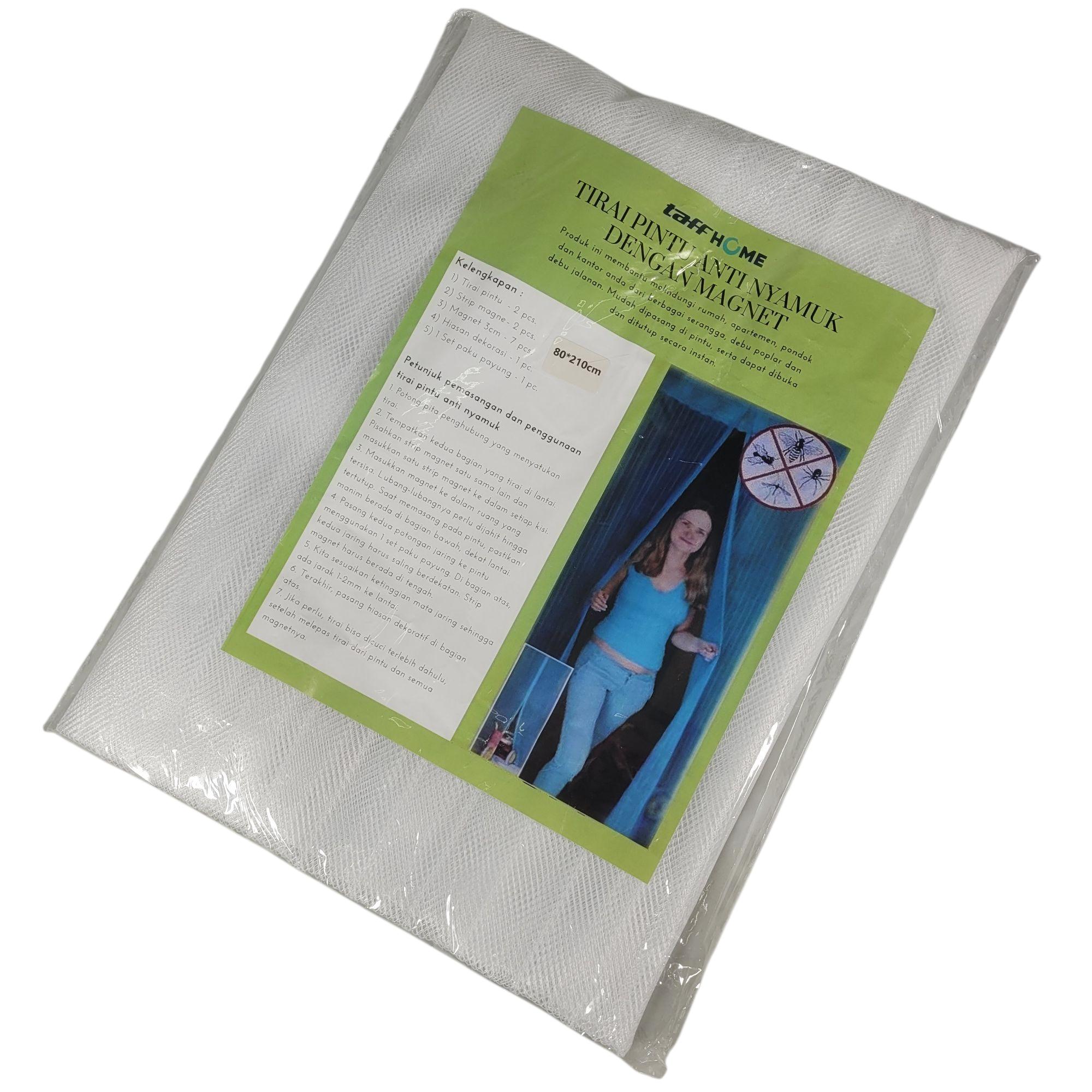 Gambar produk TaffHOME Tirai Pintu Anti Nyamuk Kelambu Magnetic Door 80x210cm - CNY-121