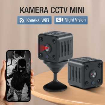 Yisfream Kamera CCTV Mini IR Sensor Night Vision with Base - Y-36