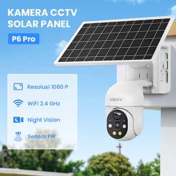 Gambar produk Xiaovv Kamera CCTV Tenaga Surya WiFi Outdoor PIR FHD 1080P 2MP IP65 - XVV-1120S-P6 Pro