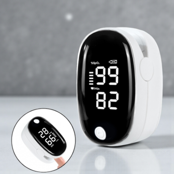 JUSTLANG Fingertip Pulse Oximeter Alat Ukur Saturasi Oksigen Darah TFT - AD902