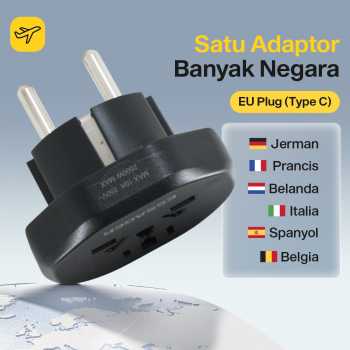 Gambar produk ESSAGER Universal Travel Adaptor Colokan Charger Adapter USB 2500W - WL-09