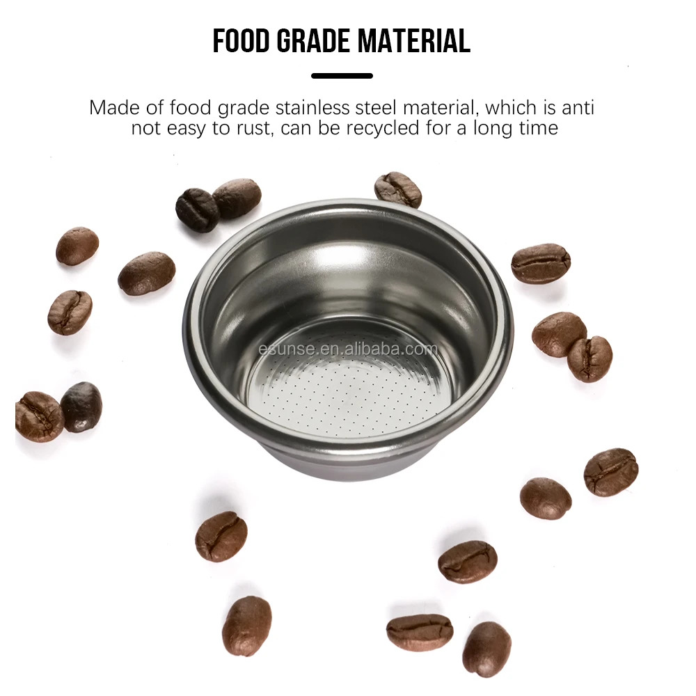 Dalinwell Filter Basket Portafilter Single Wall Non-Pressurized 54mm 1 Cup - DWL-54N Gambar produk Dalinwell Filter Basket Portafilter Single Wall Non-Pressurized 54mm 1 Cup - DWL-54N