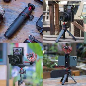 Gambar produk CAMVATE Tripod Mini Camera Retractable Universal Monopod 1/4 Screw - CM-14