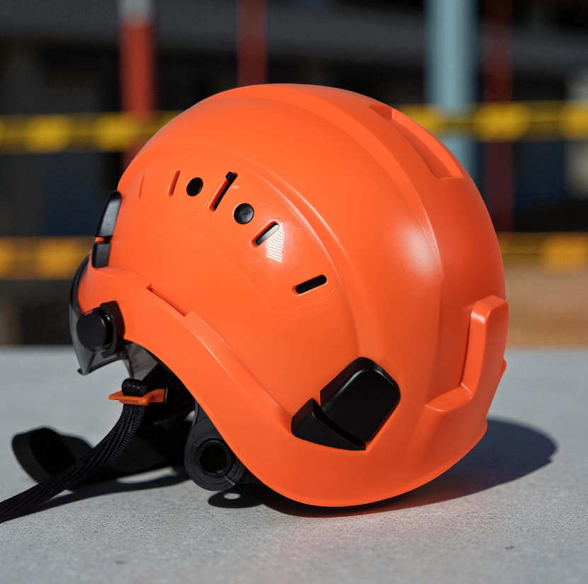 Gambar produk Aolamegs Helm Proyek Konstruksi K3 Safety Protection Double Visor - SF06