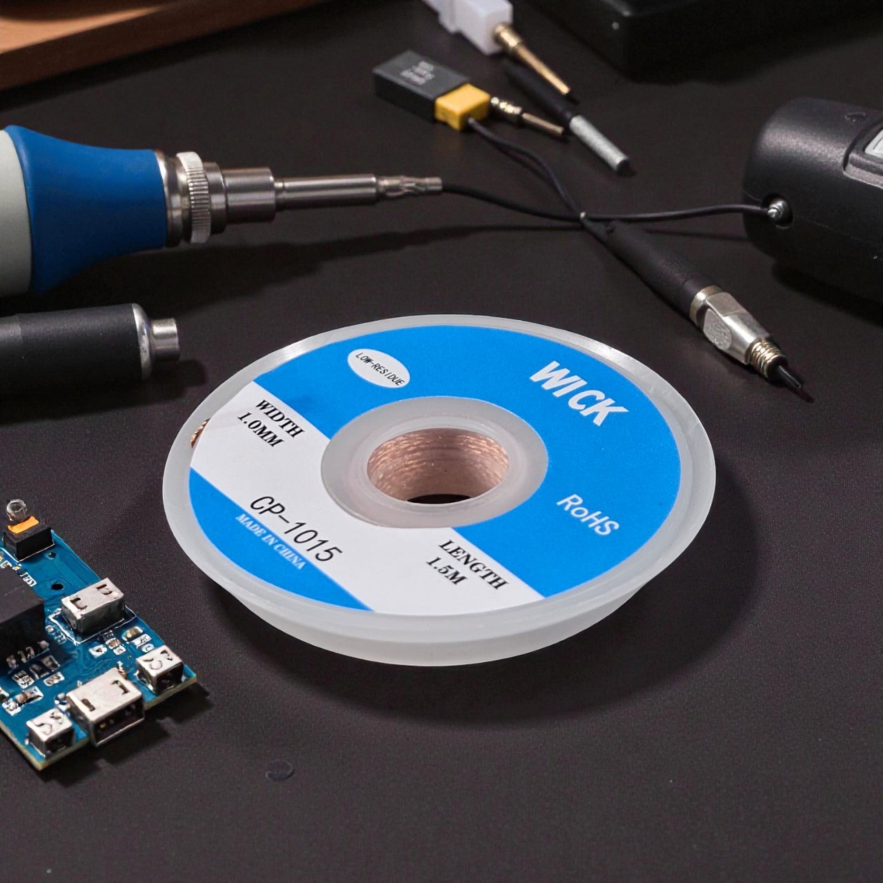 Gambar produk MMHJ Solder Wick Pita Pembersih Timah Desoldering 1.5M 1mm-CP-1015