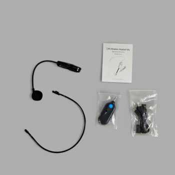 Gambar produk XIAOKA Wireless Microphone 2.4GHz Headset without Reverberation 120mAh - XK-120